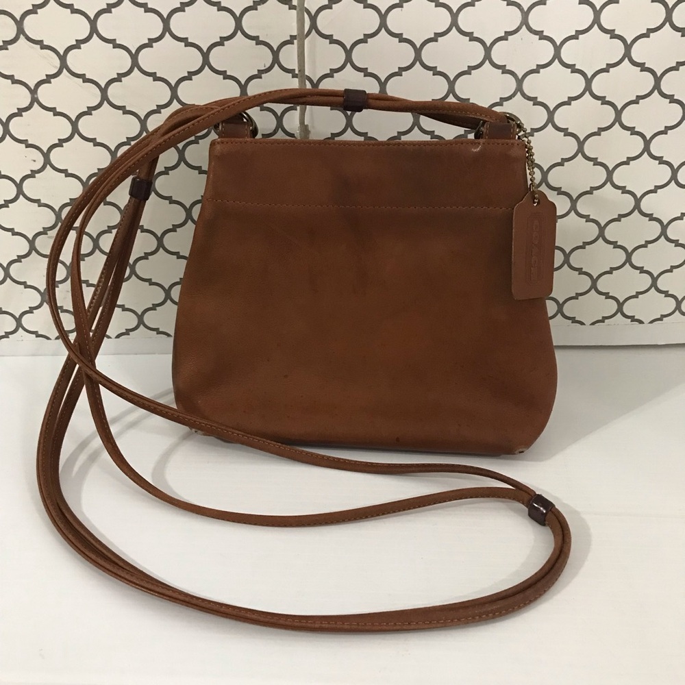 Vintage 90s Coach Dixon Mini In Chamois / Made In USA